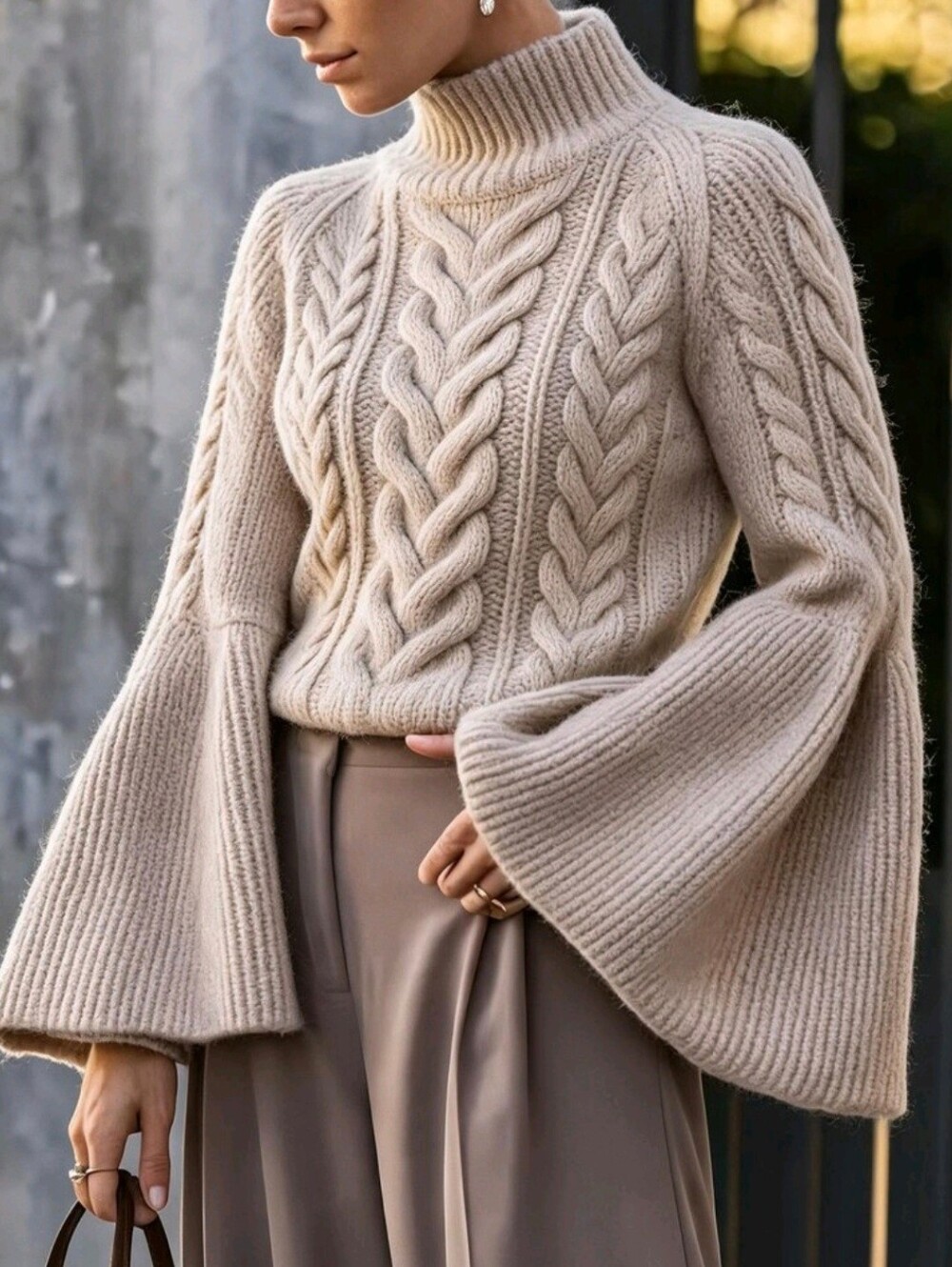 Women's Solid Color Casual Versatile Daily Wear Sweater